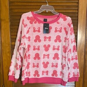 NEW Mickey Minnie Mouse Crew Neck